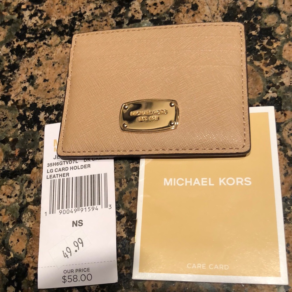 100% Authentic Michael Kors Card Holder